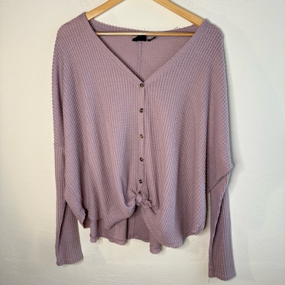 Urban Outfitters Out From Under Jojo Thermal Soze Large Lilac Lavender - Picture 2 of 7